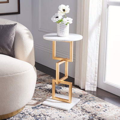 Tamara Marble Top End Table