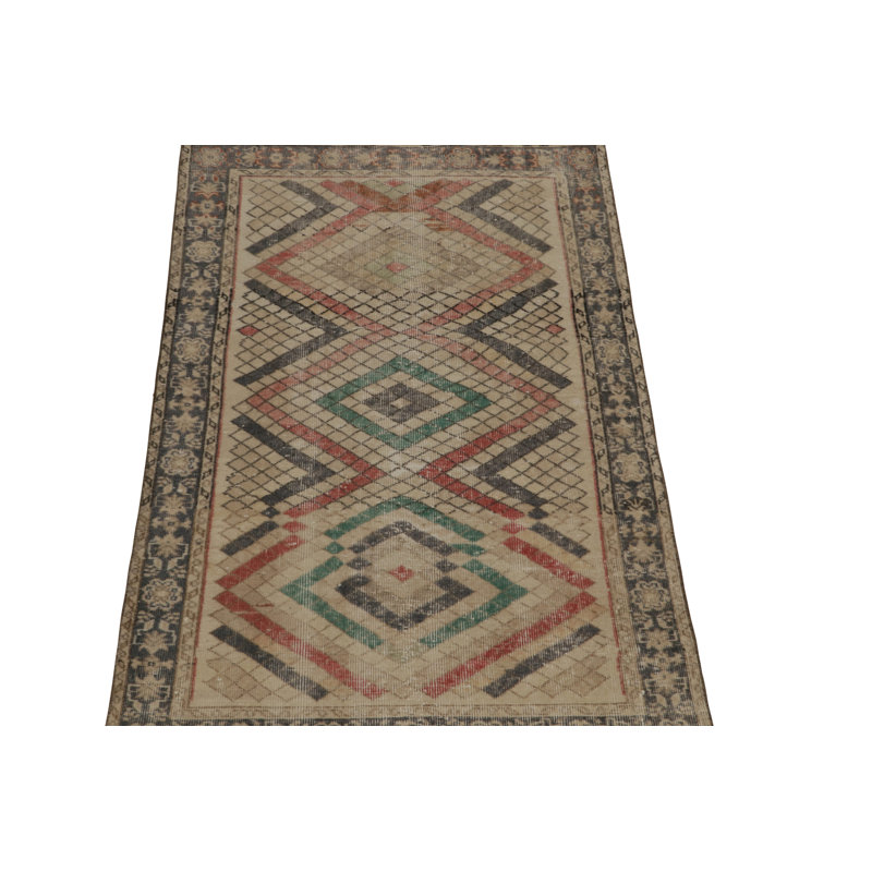 One-of-a-Kind 2'8" X 6'5" Hand Knotted Area Rug
