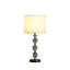 Lampe de table hexagonale 21 "à prisme hexagonal en cristal Prism