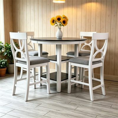 5-Pcs Counter Height Dining Set