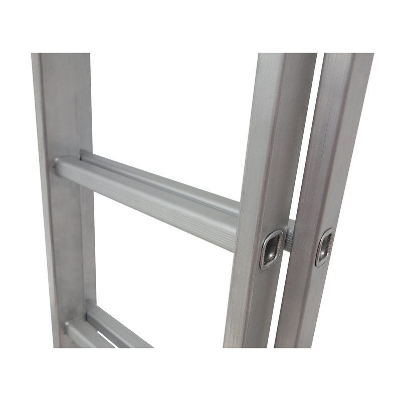 12 - Step Aluminium Lightweight Folding Extension Ladder
