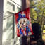 Drapeau patriotique de la maison américaine-112698656