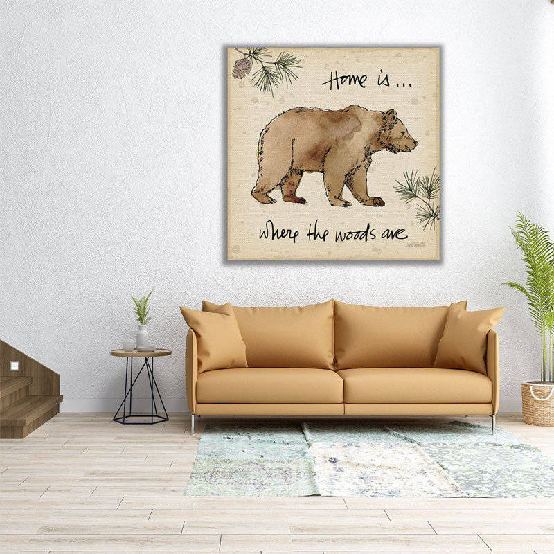 Lodge Life I - reproduction d'art sur toile, H 40 po x l 40 po