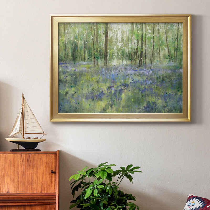 Reproduction de cadre photo Hill sur toile, H 22,5 po x l 30,5 po x P 1,5 po, Toile encadrée d'or