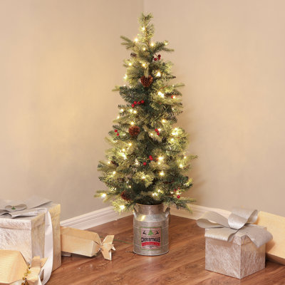 4' Lighted Christmas Tree