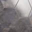 Kalay 9" Hexagon Polished Porcelain Tile-189182000