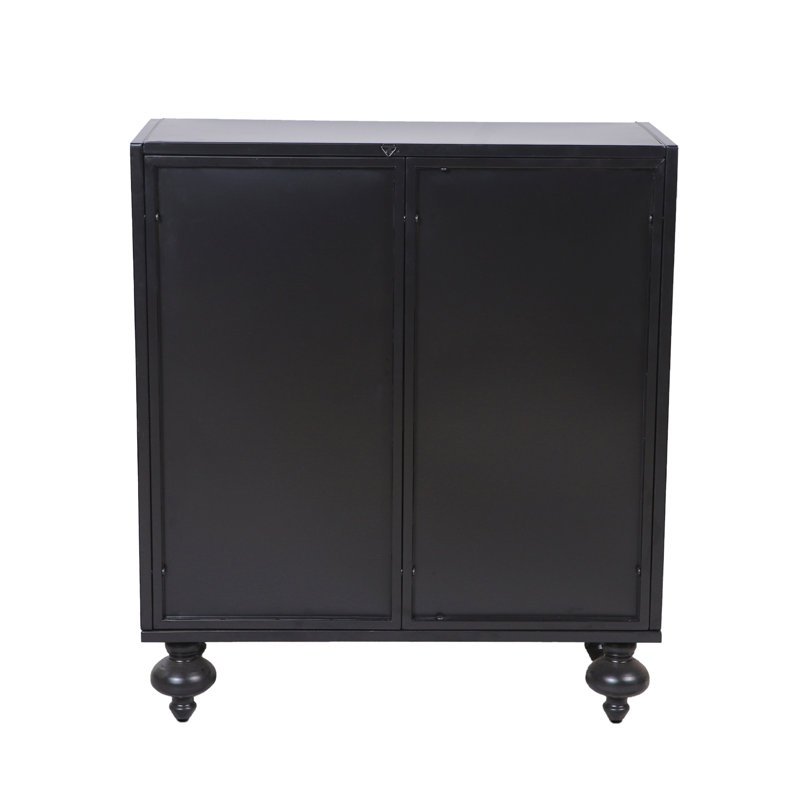 Armoire décorative Art avec 2 portes, armoire buffet avec rangement, armoire de rangement décorative patinée avec motif en relief pour le salon de la salle à manger
