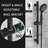 10 Inch Rainfall Shower Head With Handheld Combo Set With Slide Bar-120393659