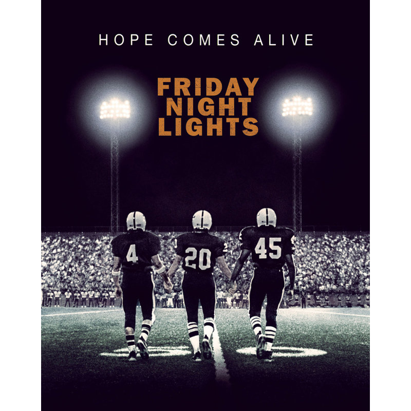 Friday Night Lights, 18" H x 14" W