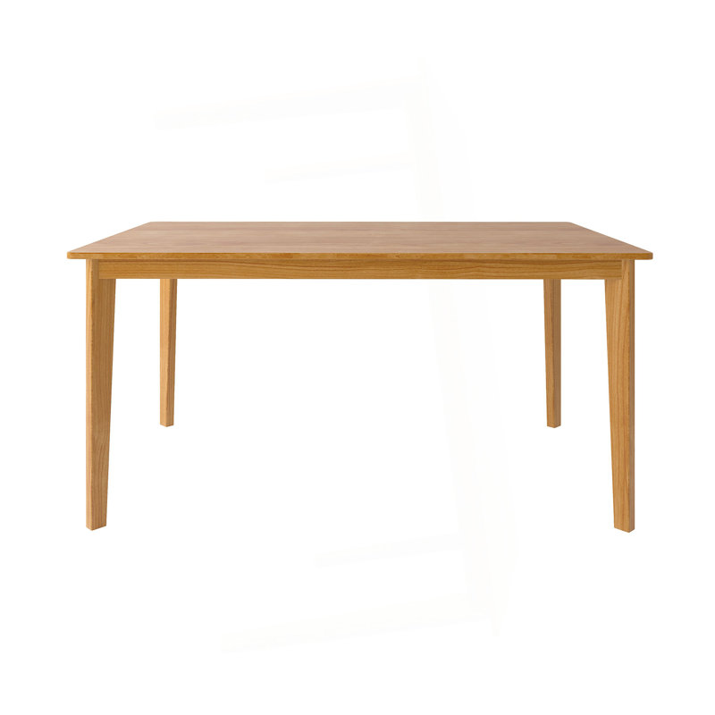 Modern Scandinavian Rectangular Wood Dining Table, Teak