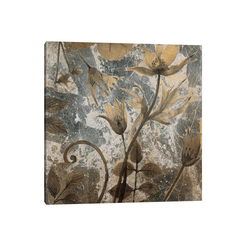 Underwater Botanicals I by Liz Jardine - Wrapped Canvas Painting, 30.48 cm H x 30.48 cm W