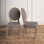 Chaise rembourrée Baril-445823134
