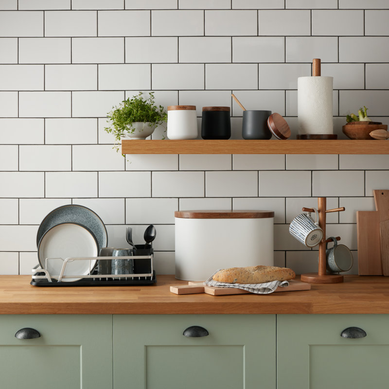 Kitchen Accessories Denby Bread Bin, White