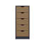 Grande commode 5 tiroirs, système coulissant