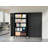 metal frame office storage cabinet with 4 adjustable shelves