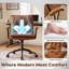 Chaise de bureau pivotante capitonnée à double couche capitonnée-1589508222