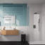 12 inch Bathroom Wall Mounted Rainfall Shower Head System with Faucet Rough-in Valve Body and Trim-86670501