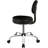 Multi-Functional Drawing Spa Bar Stools With Backrest Pads And Wheels, Black, 22.72 Inches Deep X 22.72 Inches Wide X 37.8 Inches High