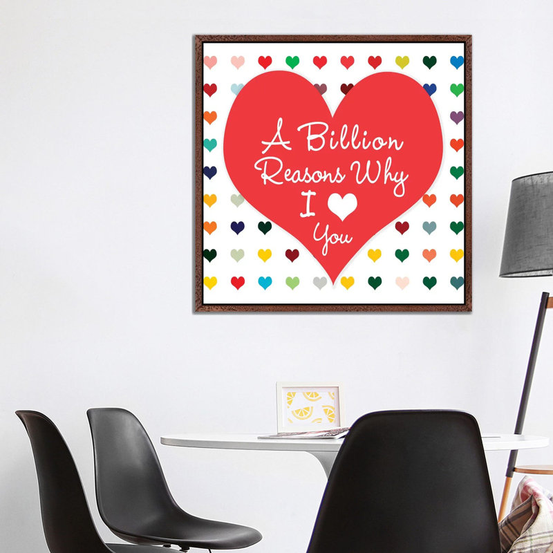 Billion Reasons by Shelley Lake - Gallery-Wrapped Canvas Giclée on Canvas, 93.98 cm H x 93.98 cm W, Classic Wood Framed