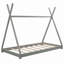 Lit plateforme simple avec structure triangulaire-593217388