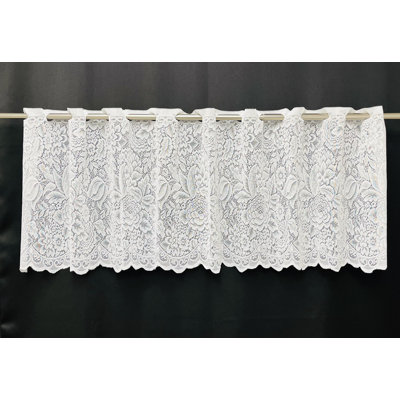 Floral Tailored Window Valance