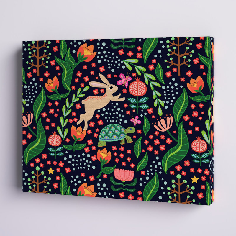 «The Tortoise and the Hare Night», impression sur toile, H 16 po x l 20 po x P 2 po