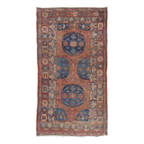 Antique Khotan Rug With Blue Medallions And Colorful Florals - Rug & Kilim