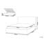 Upholstered Lift Up Storage Ottoman Bed-1164076626-1164076638