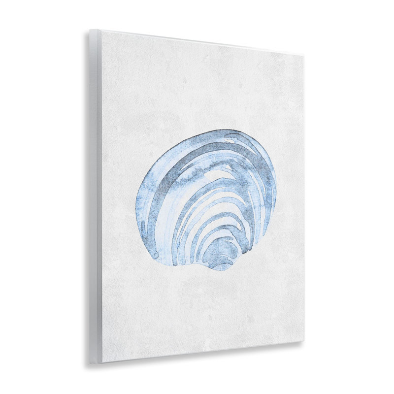 Plaque murale bleu escargot de mer, design par Camila Juncos