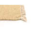 Tapis décoratif beige en laine noué à la main de conception unique 6 pi 3 po X 8 pi 8 po noué à la main New Age