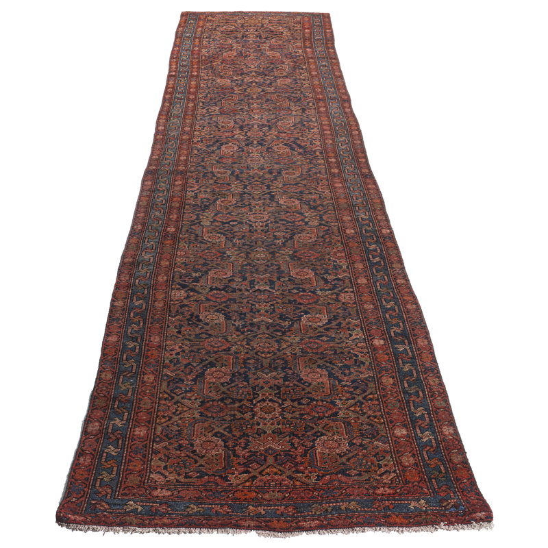 One-of-a-Kind 3'5 X 15'5 Hand Knotted Area Rug