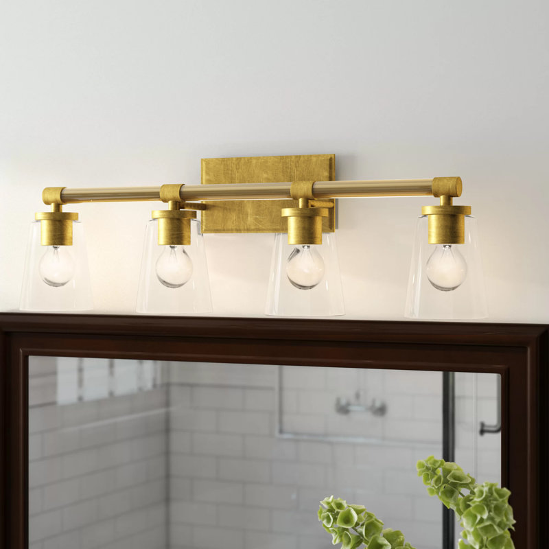 Houpt 4 - Light Vanity Light, Natural Brass