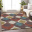 Tapis brun Lisse lavable à la machine de qualité supérieure-1253213209