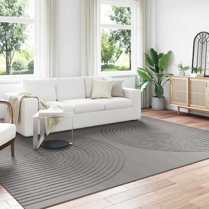 Modern Indoor Rug, Rectangle 240 x 340 cm, Grey