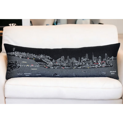 Coussin lombaire 14 "x 35" crème Philadelphia
