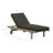 Saratoga Outdoor Teak Wood 3-Piece Chaise Lounge Furniture Set In Weathered Gray Flint-123103191
