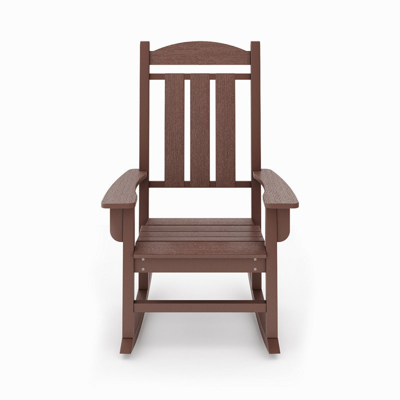 Chaise berçante traditionnelle Pecan, Brun