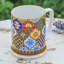 Bungalow Rose Handmade Thai Splendour Benjarong Porcelain Lidded Mug
