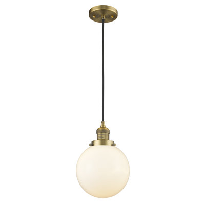 Luminaire suspendu sphère 1 lumière Clementina
