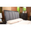 Lit à panneaux capitonné avec rangement-43912590