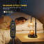 Lampe chauffante à bougie rétro - Chauffe-cire à aromathérapie à minuterie à gradation intelligente, lampe de fusion sécuritaire et écoénergétique, convient à diverses bougies en conserve, cadeau de décoration intérieure chaleureux