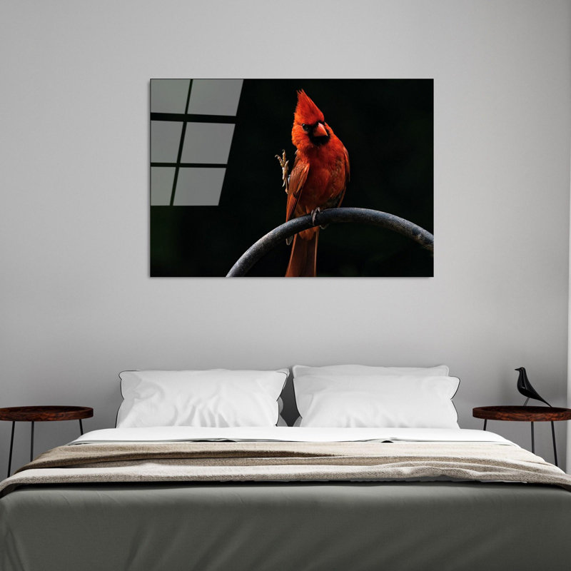 Superbe peinture murale en verre trempé 27,6 po x 39,4 po | 100% verre trempé, épaisseur: 0,16 pouce | Décoration élégante pour le salon ou le bureau, durable et facile à nettoyer, idée de cadeau parfaite