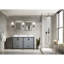 Double Bathroom Vanity with Wood Top-9023067