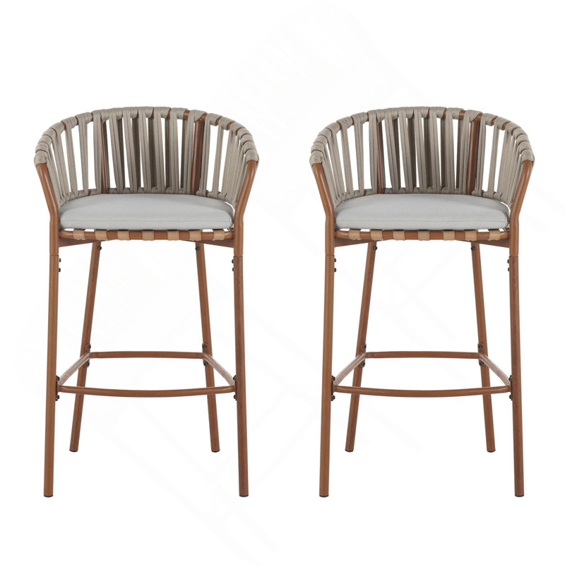 Ensemble de 2 tabourets de bar Lodi