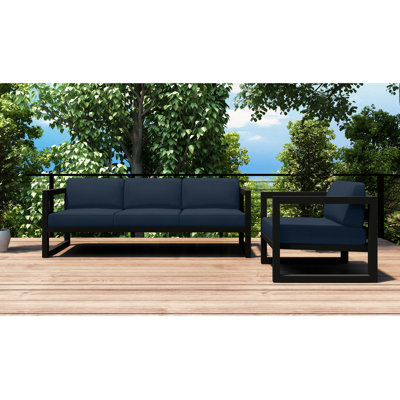 Canapé de patio et méridienne avec coussins Sunbrella® Smith