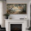 Paysage de forêt, art mural de salon rustique, impression numérique sur toile, art numérique-111653453-111653455