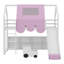 Structure de lit en mezzanine avec tente-930137513-930137517