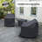 Aljaquan Metal Outdoor Bistro Conversation Set Patio Furniture Covers