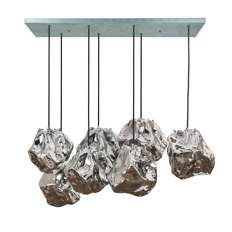 7 - Light Smoked Glass Pendant