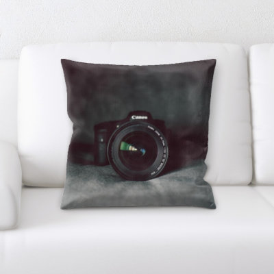Microsuede Reversible Throw Pillow